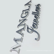 China Factory 3D Brushed Finished Stainless Steel Channel Letters Sign
